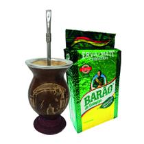 Kit Chimarrão Martelada + Erva Barão 500g Escolha o Sabor - Caldeira Center