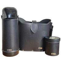 Kit Chimarrão Mateira Feminino 3 Peças 1L PRETO TRESSE Kit Chimarrão Mateira Feminino 3 Peças 1L PRETO TRESSE