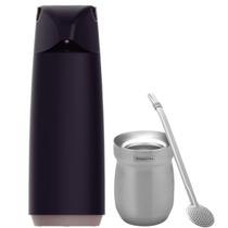 Kit Chimarrão Tererê Mate Tramontina com Cuia e Bomba Inox e Garrafa Térmica 1,8 Litros Combo Completo