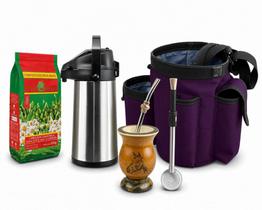 Kit Chimarrão Tererê Porta Cuia Bomba Erva Mate Garrafa Térmica Mod037 Kit Chimarrão Tererê Porta Cuia Bomba Erva Mate Garrafa Térmica Mod037