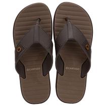 Kit chinelo masculino medelin e carteira cartago 12534 Kit chinelo masculino medelin e carteira cartago 12534