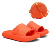 Kit Chinelo Nuvem Feminino + Bolsa Quebek Casual Moderna