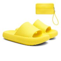 Kit Chinelo Nuvem Slide Tira Larga + Carteira Casual