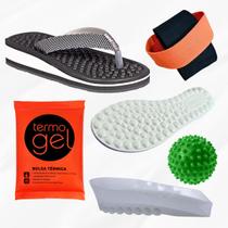 Kit Chinelo Ortopedico + Kit Completo De Tratamento Alivio das dores