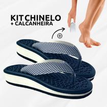 Kit Chinelo Uniflex Para Esporão Massageador + Calcanheira Kit Chinelo Uniflex Para Esporão Massageador + Calcanheira