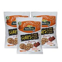 Kit Chips de Arroz Integral Sem Glúten Páprica - Natural Life 3 Unidades 70g Kit Chips de Arroz Integral Sem Glúten Páprica - Natural Life 3 Unidades 70g
