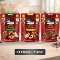Kit Choco Clássicos Panco Rosquinha + Sequilhinho + Biscoito Chocolate com cobertura de chocolate Kit Choco Clássicos Panco Rosquinha + Sequilhinho + Biscoito Chocolate com cobertura de chocolate