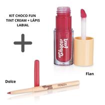 Kit Choco Fun - Tint Cream + Contorno Labial Retrátil Choco Fun - FENZZA