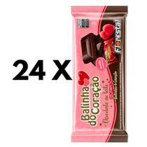 Kit Chocolate Ao Leite Balinha Do Coração FLORESTAL 2 cx c/ 12un cada
