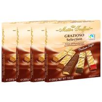 Kit Chocolate Austríaco Grioso, 4 Caixas, Maître Truffout Kit Chocolate Austríaco Grioso, 4 Caixas, Maître Truffout