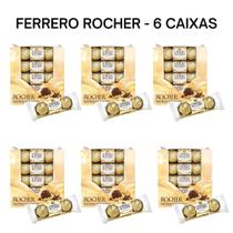 Kit Chocolate Bombom Ferrero Rocher - 6 Caixas