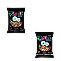 Kit Chocolate Neon 500g Perfeito Para Festas Inclui 2 Unidades