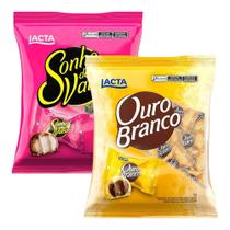 Kit Chocolate Ouro Branco 1Kg + Sonho de Valsa 1Kg