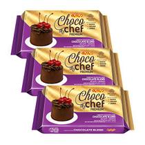 Kit Chocolate Premium Choco Chef Blend Ao Leite + Amargo - Jazam