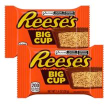Kit Chocolate Reeses Peanut Butter Big Cup Hersheys 39g Unidade Importado