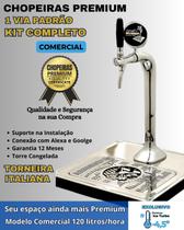 kit Chopeira Naja Padrão 1 Torneira Italiana Comerc 120Litros/h