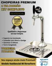 kit Chopeira Naja Padrão 1 Torneira Italiana Resid 80Litros/h