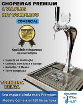 kit Chopeira Naja Plus 1 Torneira Belga Comerc 120Litros/h