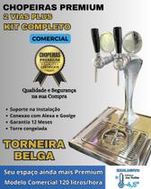 kit Chopeira Naja Plus 2 Torneiras Belga Comerc 120Litros/h kit Chopeira Naja Plus 2 Torneiras Belga Comerc 120Litros/h