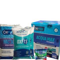 Kit Choque e Tratamento Oxipool Acquamax Zero Cloro Piscina