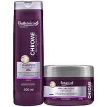 Kit Chrome Matizador Shampoo 300ml + Máscara 250g Bothanico Kit Chrome Matizador Shampoo 300ml + Máscara 250g Bothanico