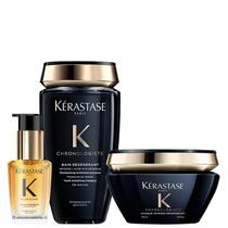 Kit Chronologiste Shampoo,Masque e Elixir Ultime LHuile 30ml