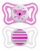 Kit Chupeta Chicco Physio Forma Light (6-16M)Menina - 2UND