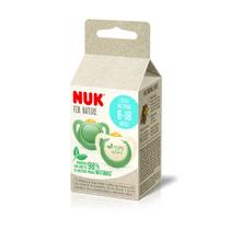 Kit chupeta nuk fase 2 de 6 a 18 meses for nature latex c/2un boy orto
