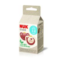 Kit chupeta nuk fase 2 de 6 a 18 meses for nature latex com 2un girl orto