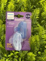 kit Chupeta Soothie 0 -3 meses Philips Avent dupla azul