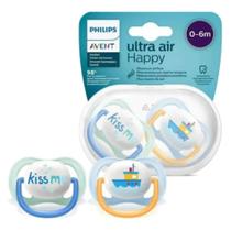 Kit Chupeta Ultra Air Decordada Avent Philips 0-6 Meses