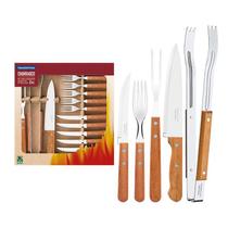 Kit Churrasco 15 Peças Tramontina 22399028 Madeira Natural
