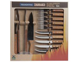 Kit Churrasco 15 Peças Tramontina - Pampa Dynamic