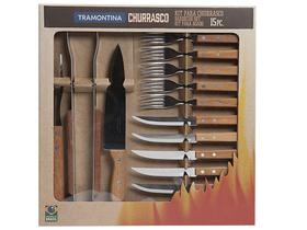 Kit Churrasco 15 Peças Tramontina - Pampa Dynamic