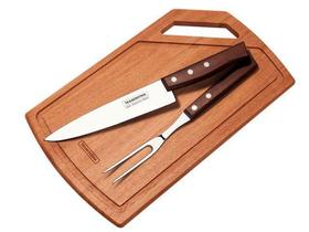 Kit Churrasco 3 Peças - Tramontina Tradicional 22299/046