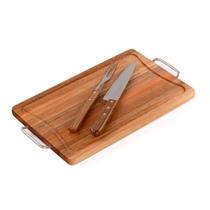 Kit Churrasco 39x25cm com Garfo e Faca Peixeira Stolf Kit Churrasco 39x25cm com Garfo e Faca Peixeira Stolf
