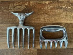 Kit Churrasco 6 Dentes + Garra De Urso Grande Funditex