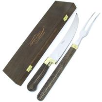 Kit Churrasco Arkhip 10'' Cabo Arkwood Caixa