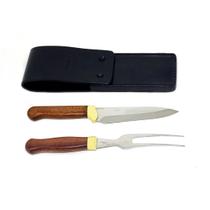 Kit Churrasco Arkhip Baby Grill 6'' Cabo Madeira Bainha