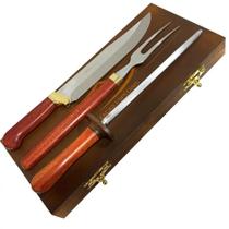 Kit Churrasco Arkhip Picanheira Grill Chaira 10'' Cabo Madeira Caixa