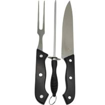 Kit Churrasco com 3 Peças - KE Home Kit Churrasco com 3 Peças - KE Home