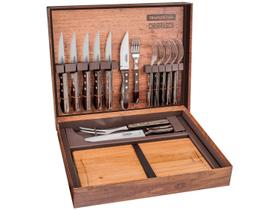 Kit Churrasco com Caixa Tramontina 21198/970 15 Peças