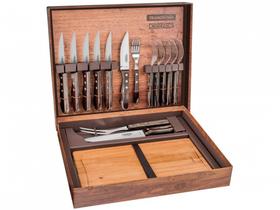 Kit Churrasco com Caixa Tramontina 21198/970 - 16 Peças