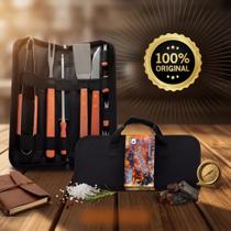 Kit Churrasco Completo 10 Peças Fixxar Advantage Com Maleta Kit Churrasco Completo 10 Peças Fixxar Advantage Com Maleta