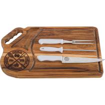 Kit Churrasco Completo Personalizado Tábua com Utensílios Kit Churrasco Completo Personalizado Tábua com Utensílios