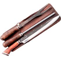 Kit Churrasco Gaúcho Artesanal Tradição 3 Peças 12 Polegadas