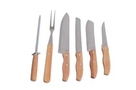 Kit Churrasco Grand Chef 4 facas, 1 garfo, 1 Chaira e 1 Case Kit Churrasco Grand Chef 4 facas, 1 garfo, 1 Chaira e 1 Case