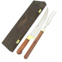 Kit Churrasco Grill Arkhip 10'' Cabo Madeira Caixa