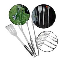 Kit Churrasco Inox 3 Peças Kit Churrasco Inox 3 Peças