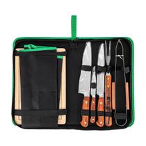 Kit Churrasco Inox 7 Peças Palisad 7914955 Kit Churrasco Inox 7 Peças Palisad 7914955